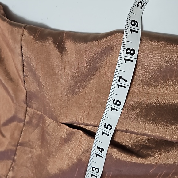 Women's 2pc Bronze Dress & Blazer Lined Matching Suit Set #W-724 - Picture 12 of 16